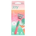 thumbnail image 3 of joy color-changing razor for women, shave kit with 1 handle + 2 razor blade refills, 3 of 20