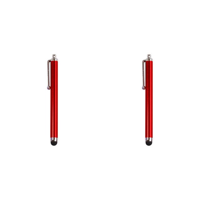 Methold Bolígrafos capacitivos resistentes al desgaste, bolígrafo profesional para pantalla táctil, punta de goma, Stylus ligero, material Type4 NO4