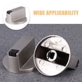 thumbnail image 3 of Raindrops 4Pcs Universal Metal Stove Knobs Replacement for Gas Stove Plated Silver Corrosion Resistant, 3 of 8