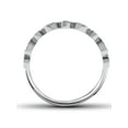 thumbnail image 2 of Diamond Wedding Ring 1/3 ct Stackable Womens Diamond Band 14K White Gold, 2 of 3
