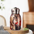 thumbnail image 4 of Retro Peacock Vacuum Cup Stainless Steel Double-layer Vacuum Water Bottle X1, 4 of 5