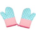 thumbnail image 1 of 2 guantes de horno azules. LingWen 8390612329913, 1 of 1