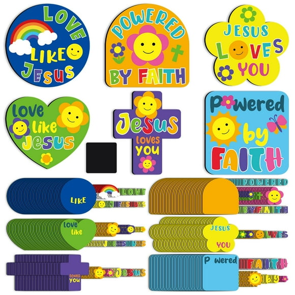 Kit de manualidades Trandraft Religious Crafts para niños con estilo retro