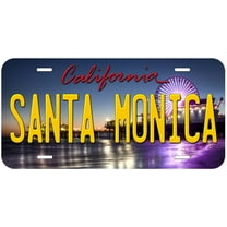 Santa Monica CA TAG01 Novelty Car Auto License Plate