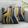 thumbnail image 3 of GOSMITH  Abstract Pillow Covers, Abstract Texture Stripes Pillow Cover Outdoor Pillow Cases for Couch Stripes Throw Pillow Cover Living Room Bedroom, 3 of 5