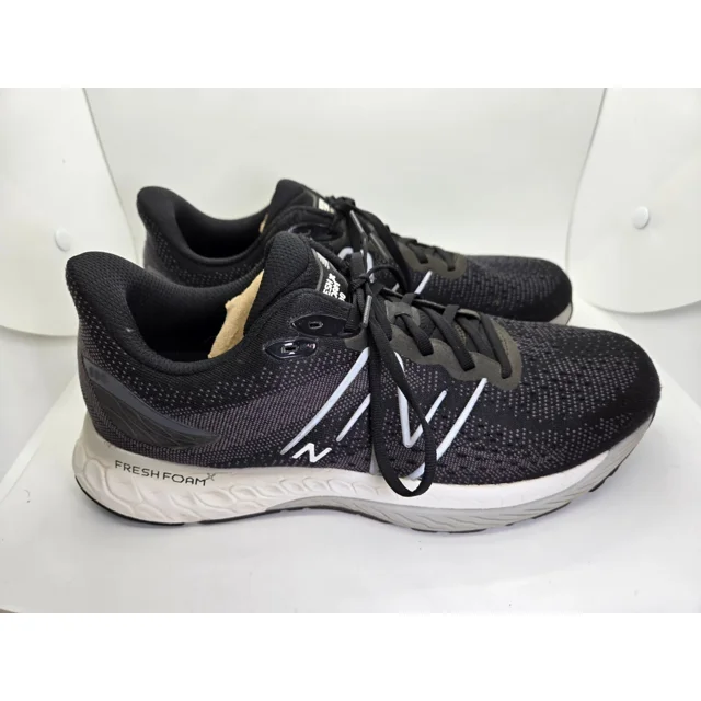 New Balance Fresh Foam X 1080v12 Shoes Mens 11.5D Black Running Athletic Sneaker