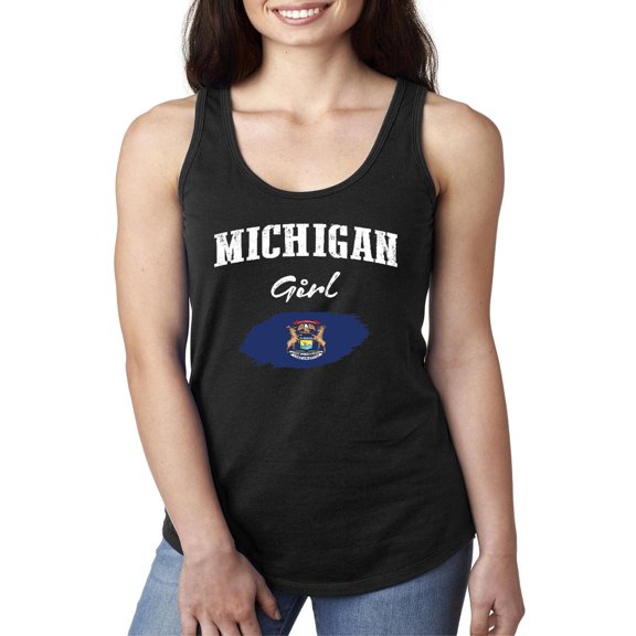 NIB - Women's Racerback Tank Top - Michigan Girl