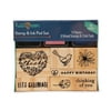 Hello Hobby Wood Stamps & Stamp Ink Set, Let's Celebrate - Reusable