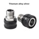thumbnail image 3 of Extensores de Pedal Yuarrent 1 Par Plata OD020650-02, 3 of 6