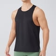thumbnail image 5 of Squevariel Men's Quick Dry Tank Top Sleeveless Round Neck Workout Top Casual Summer Lightweight Athletics T-Shirt, 5 of 7