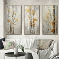 thumbnail image 1 of Designart "Tree Of Grey & Yellow III" Floral & Botanical Framed Wall Art Set Of 3 - Yellow Tree Monochrome Frame Gallery Wall Set For Home Decor, 1 of 6