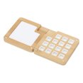 thumbnail image 3 of Uxcell 15 Grids Mini Portable Travel Paint Palette Magnetic, Wooden Light Brown, 3 of 5