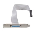 thumbnail image 2 of Sywqhk Placa base DB25 1 puerto Serial Parallel PCI Slot Header Cable Bracket, 2 of 6