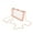 Rose Gold, variant on Premium Transparent Clear Acrylic Hard Box Clutch Bag Handbag