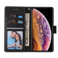 thumbnail image 3 of Compatible with iPhone X/ XS Premium Vintage PU Leather Magnetic Closure Case with Strap Flip Cover, 3 of 5
