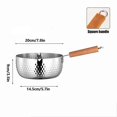 thumbnail image 3 of Stainless Steel Stew Pot with Pouring Spout & Solid Wood Handle, Multi-Purpose Cooking Pot-si xi, 3 of 5