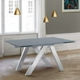 thumbnail image 6 of Armen Living Alsafi Contemporary Tempered Glass Top Extension Dining Table-Gray, 6 of 6