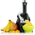 thumbnail image 1 of Deluxe Vegan, Machine à Fruits Congelés Sans Produits Laitiers, Inclut 75 Recettes, 200W, Noir, 1 of 5