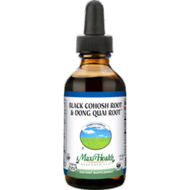 Maxi Health Kosher Black Cohosh & Dong Quai Root 1 OZ.