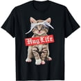 thumbnail image 1 of playera con diseño de gatito y gatito, 100% algodón, para hombres y mujeres, unisex, 1 of 2