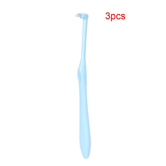 Cepillo de dientes suave, cepillo de dientes de limpieza profunda de ortodoncia de 3 piezas, cepillo de limpieza de dientes, durabilidad probada en el tiempo