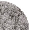 thumbnail image 4 of Safavieh Paris Shag Collection SG511 Handmade Silken Glam 2.5-inch Thick Area Rug, 9' x 9' Round, Silver, 4 of 4
