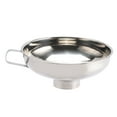 thumbnail image 1 of Funro de acero inoxidable Diámetro ancho de la boca ancha Buqueo de alimentos de alimentos Jam de encurtido - Tamaño S (plata), 1 of 5
