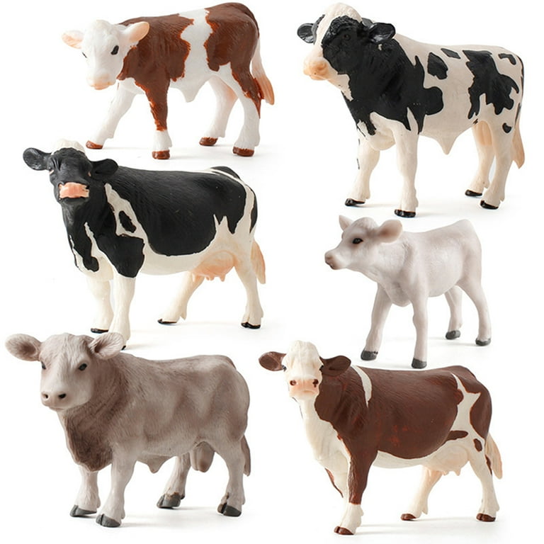 Buytra Zoo Farm Fun Toys Model Cow Simulated Animal Plastic Models