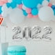 thumbnail image 4 of Globo digital de aluminio de 40 pulgadas 2022 para baby shower, suministros para el hogar Plata, 4 of 7