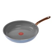 T-fal Preserve Ceramic Non-Stick Cookware, 12.5 Inch Frypan, Ocean Blue
