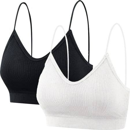 HYSYSB Bralettes for Women balconette Bras for Women strappy Sports Bra padded Sports Bras for Women lady s Two Set Top Strap Breast Thread Plus Size Underwear plus Size Sports Bra C L