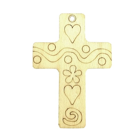

Wooden Easter DIY Wooden Blocks With Twines Rope 10 Small Pendants In A Pack