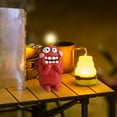 thumbnail image 2 of Citronella Outdoor Decorative Candle That Has Jewelry inside Scented Home Wooden Tealight Candle Holder Bad Smelling Mudman Candles Funny Cute Accompanied By And Thin Clay Figurine Cartoon, 2 of 4