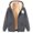 Dark Gray, variant on Halloween Women Hoodies Unisex Patterned Zip Up Sweatshirt Long Sleeve Pullover Tops With Pockets Fleece Lined Warm Apparel Beige L