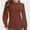 Maple red, variant on Long Sleeve Shirts Womens Pleated Business Casual Blouses with Smocked Cuffs