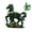 Green, variant on Tea Pet Horse Statue with Heat-Activated Color Changing, Resin Feng Shui Chinese Year Horses Statue, Year of The Horse 2026 Tea Sets Attract Success Wealth for Desk Decor and Home Ornament