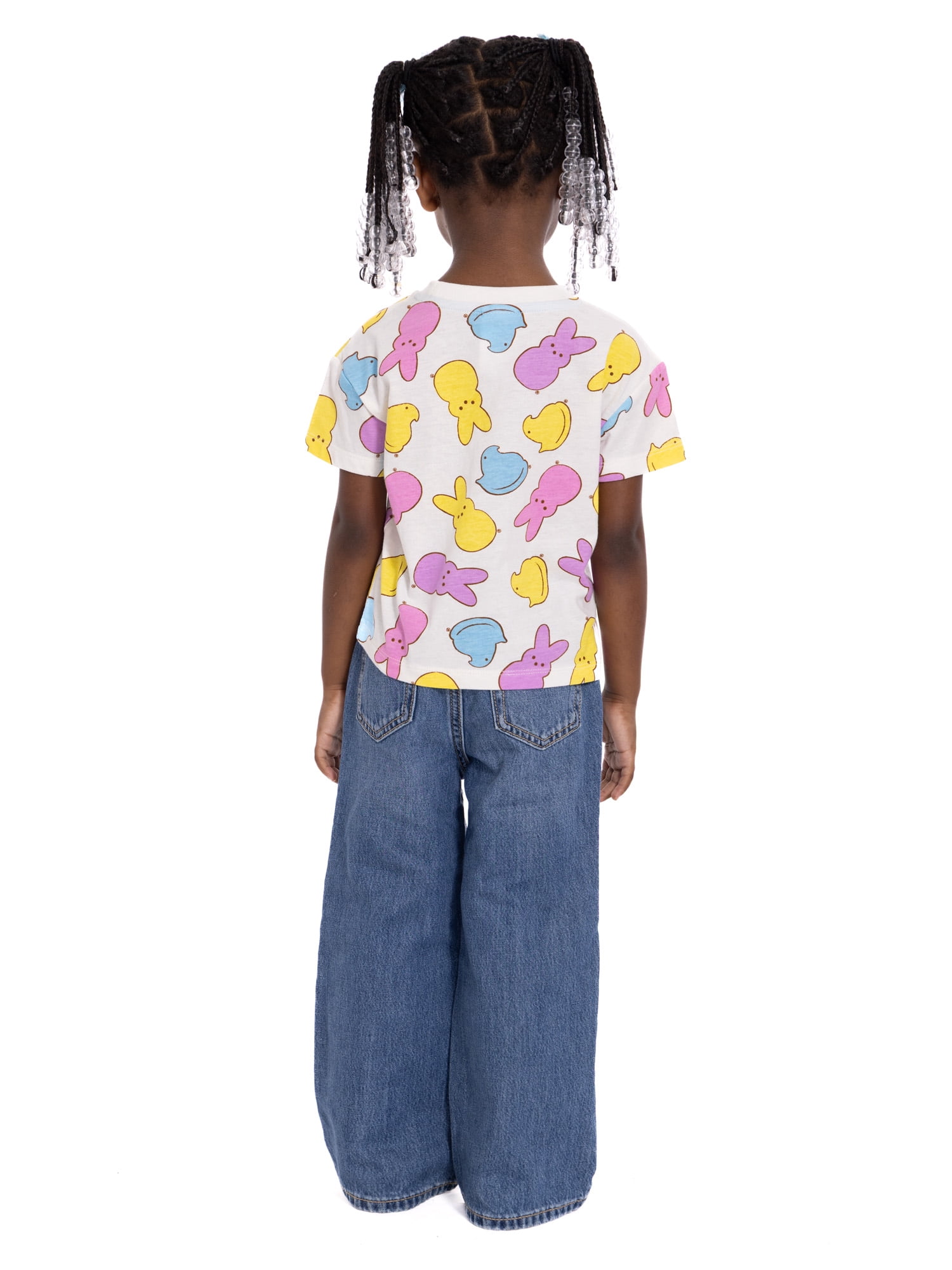 Easter Peeps Unisex Toddler Graphic Tee with Short Sleeves, Sizes 12M-5T