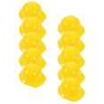 10Pcs Mini Construction Hat Plastic Mini Construction Cap Doll Dress Up