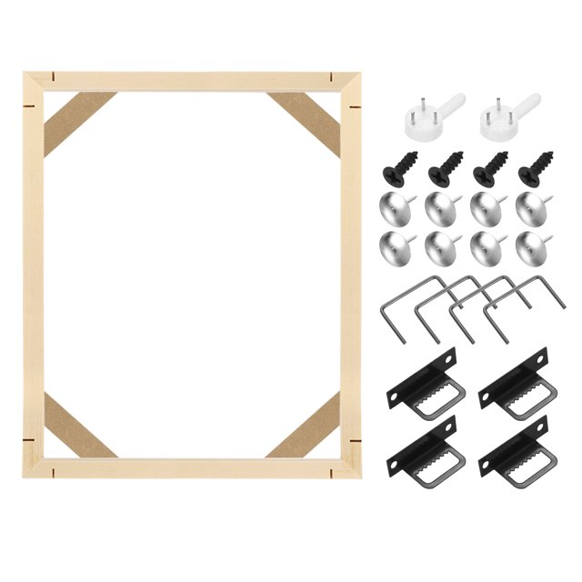 Barras de Estiramiento de Lienzo de 10 x 12 Pulgadas, Kit de Marco de Lienzo de Madera