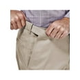 thumbnail image 4 of Haggar Men's Premium No Iron Khaki Flat Front Pant Classic Fit HC10884, 4 of 8