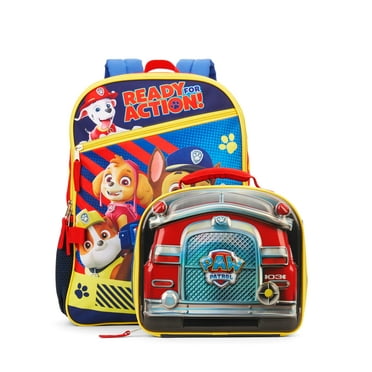 Paw Patrol Ready For Action Backpack With Lunch Bag