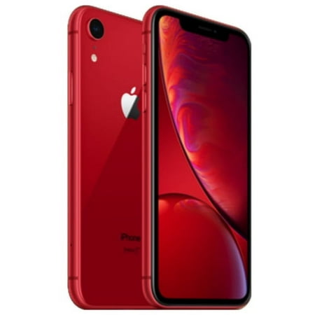 Restored Apple iPhone XR, 64 GB, Red - GSM Unlocked - GSM compatible (Refurbished)