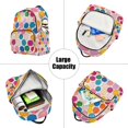 thumbnail image 5 of FORMRS Mini Backpack Purse for Women Travel Daypack Casual Shoulder Bag, Watercolor Circles, 5 of 7