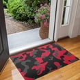 thumbnail image 2 of Red Black Camo Classic Pattern Door Rugs,Washable Non Slip Door Mats Indoor,Decorative Door Mats,Entry Mat Indoor for Entrance,Bedroom,Kitchen,Bathroom,17"x30", 2 of 6