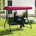 thumbnail image 7 of Outdoor Swing Cushions 47”, Porch Swing Cushions Thicken 4", Anti-Fading Patio Swing Chair Pads, Waterproof Bench Cushions, Swing Chair Cushion for Outdoor Canopy Swing Glider, 7 of 7