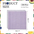 thumbnail image 2 of Uxcell 100 Pcs Hojas de Papel Encerado para Alimentos, 7 x 7 Pulgadas, Forros de Cesta de Alimentos Cuadrados para Sándwich y Hamburguesa, Púrpura, 2 of 7