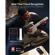 Donner VIVA Smart Electric Guitar, Stringless Guitar Built-in Effects , Portable Guitars for All Skill Levels, with APP Learning