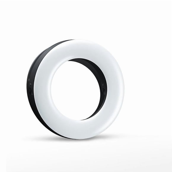 Selfie Ring Light, Clip-on Ring Light with 40 LED Lights (Black)