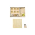 thumbnail image 1 of Caja de pegamento Montessori Kiddison con tarro y 10 cepillos, 1 of 9
