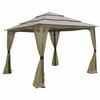DC America 10' x 10' 3-Tier Gazebo with Insect Screen